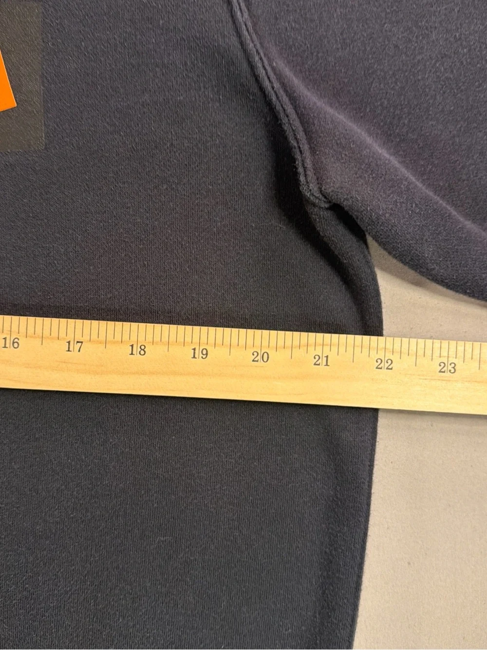Nike Black Crewneck Sweatshirt with White 'Just Do It.' Box and Orange Tag